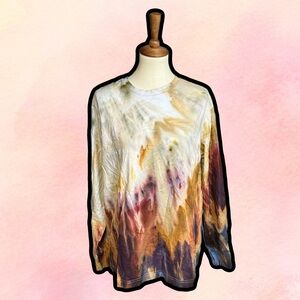 🌈 Amazing Boho Tie-Dye Long Sleeve Shirt